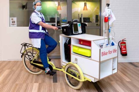 Reanimatiefietsen redden levens in ETZ