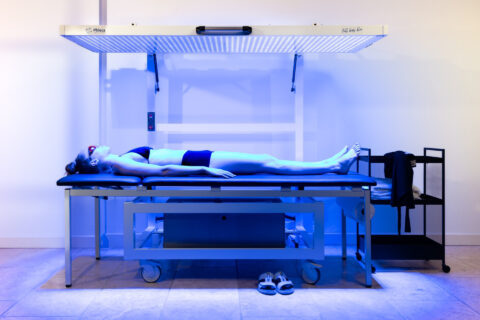 Nationale Zorginnovatieprijs Phlecs - blauwlichttherapie eczeem