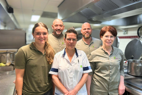 Gastronomisch team van Park Zuiderhout - eiwittransitie in de ouderenzorg